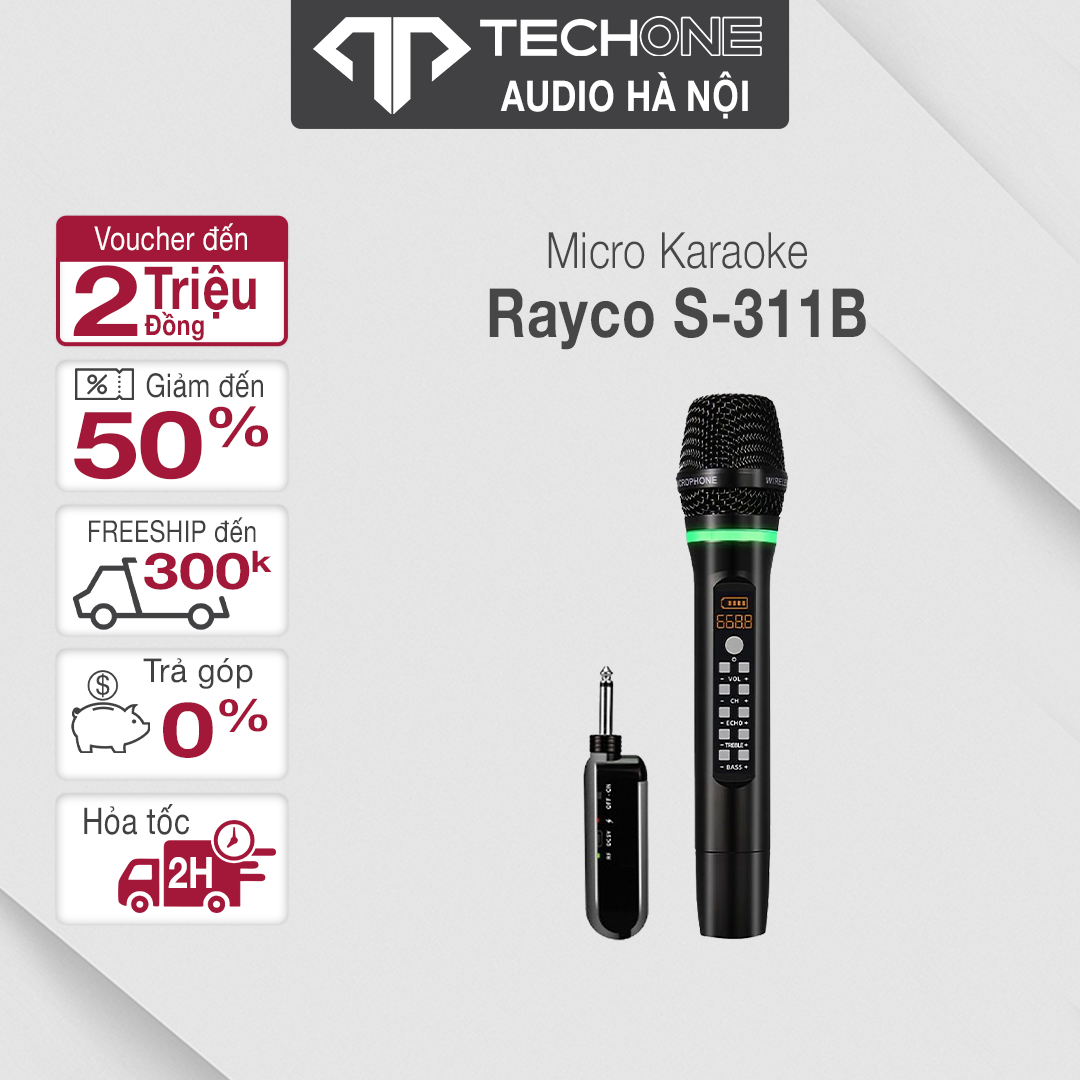 Micro không dây Rayco S-311B-bảo hành 12 tháng hàng chính hãng 100%