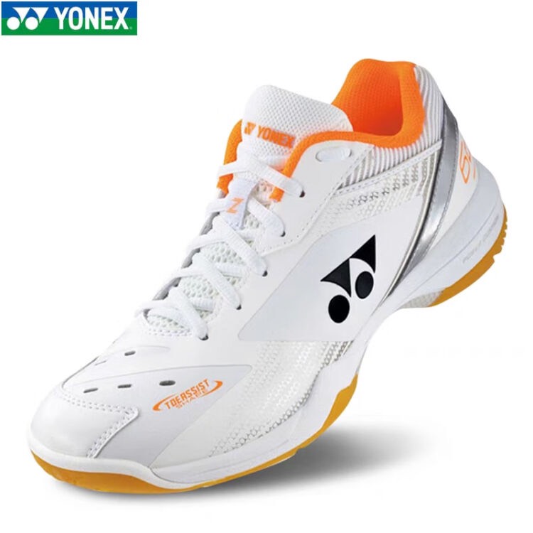 Giày cầu lông bóng chuyền chuyên nghiệp nam nữ Yonex SHB65Z3 mẫu mới màu trắng cam