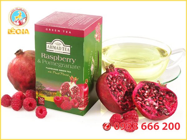 Trà ahmad lựu và mâm xôi đỏ 40g