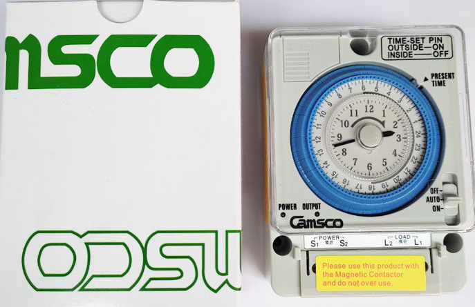 Timer 24h, công tắc thời gian, bộ hẹn giờ camso tb-35n
