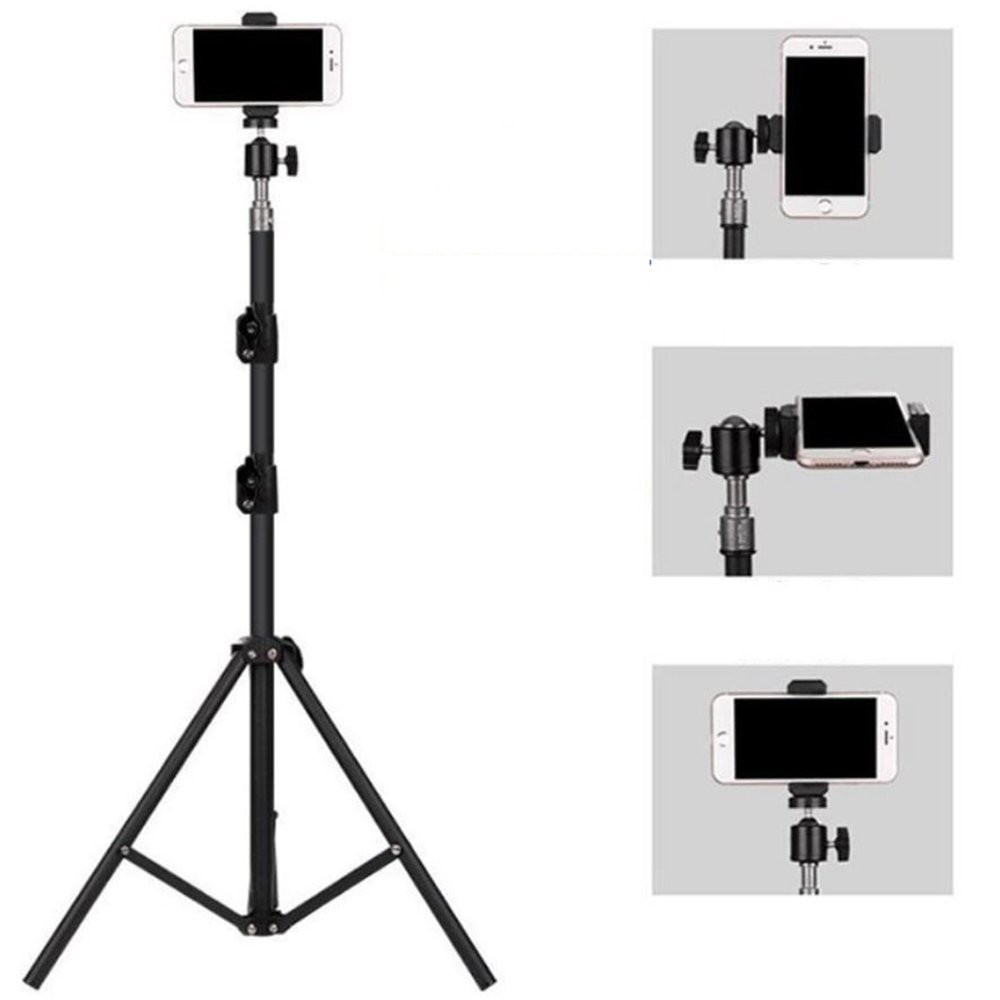 Gậy 2.1m Thu Gọn 60cm Kèm ( Trục Xoay 360 Độ , Kẹp , Remote ) Gíup Livestream , Quay Video , Toktok , Chụp Hình..
