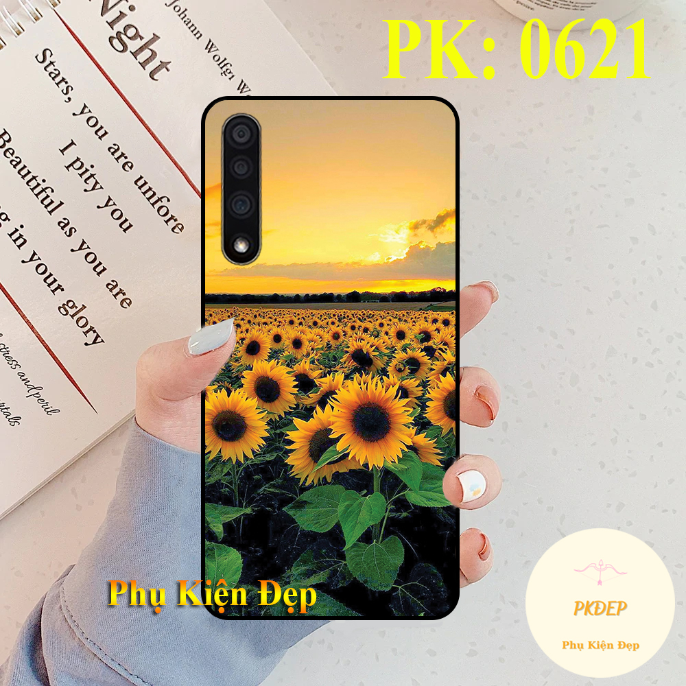 [HCM]Ốp lưng Vsmart Live 1 dẻo đen in hình Hoa hướng dương- Sunflower