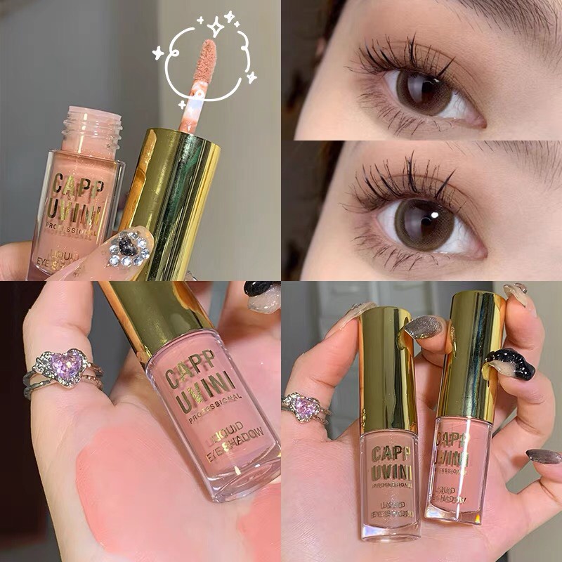 Nhũ mắt kim tuyến bền màu, lâu trôi, sáng lấp lánh tự nhiên giúp nàng có lớp trang điểm đẹp, tạo điểm nhấn giúp đôi mắt quyến NHU-MAT