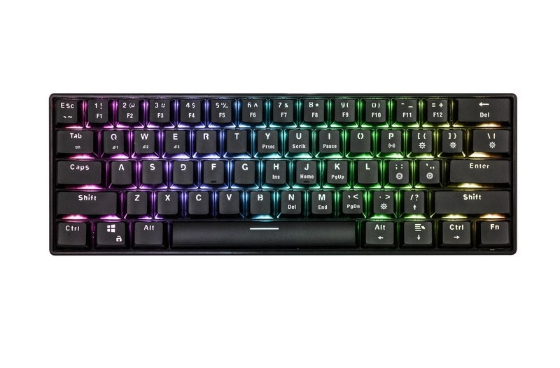 Bàn Phím Cơ Mini E-Dra EK361W LED RGB Kết Nối Bluetooth hoặc Cắm Dây - BH 2 Năm Chính Hãng