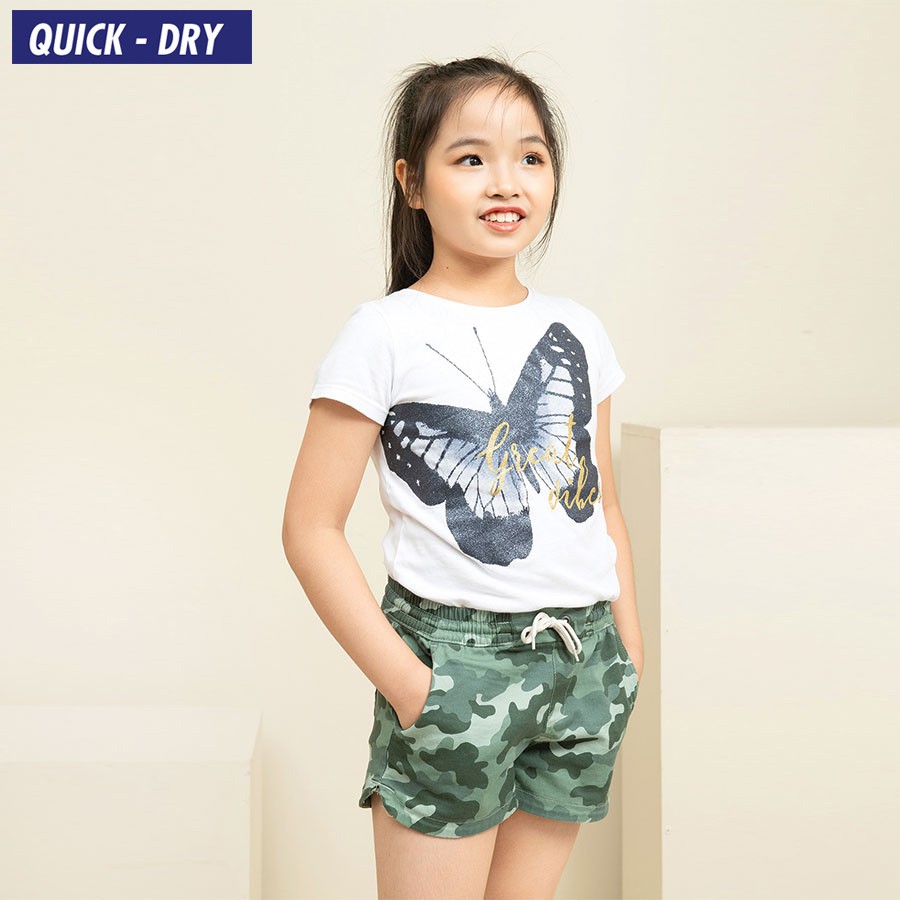 Quần short kaki cạp chun dây rút bé trai, bé gái Umebay