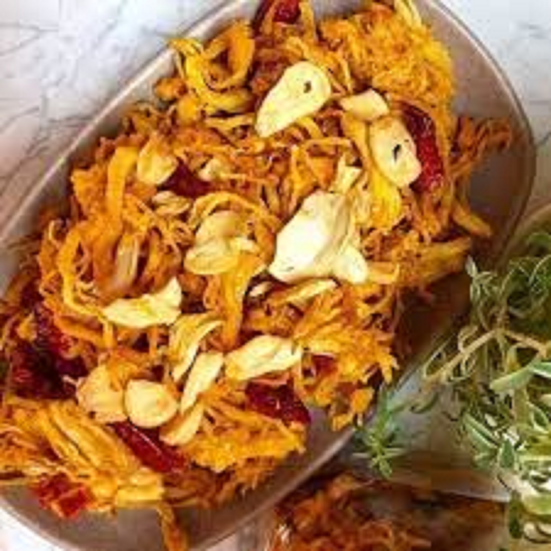 1KG KHÔ GÀ BƠ TỎI - nguyên hủ