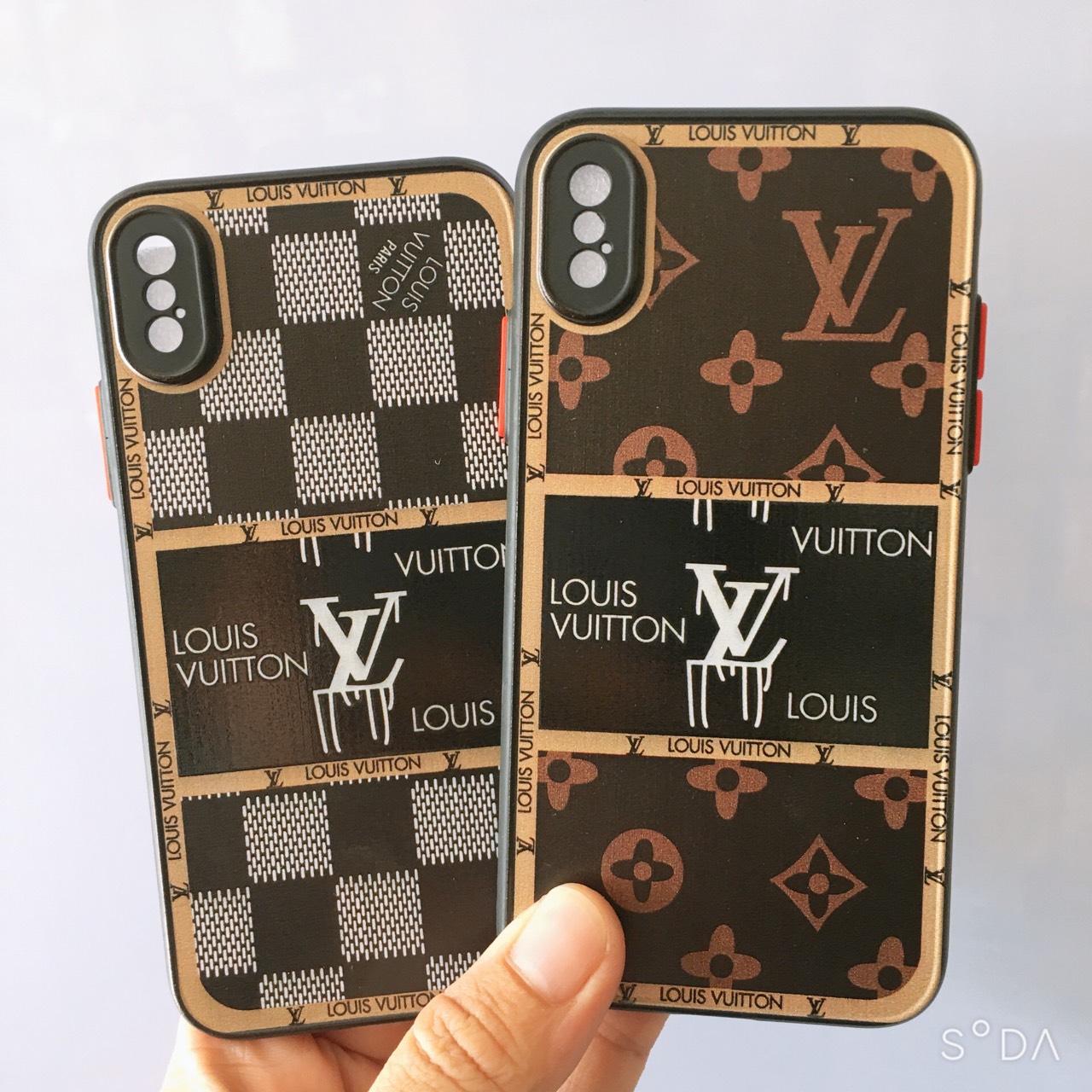Ốp lưng iphone x/xs/ xs max/7plus/8plus ốp lv sang trọng, bảo vệ camera, viền dẻo