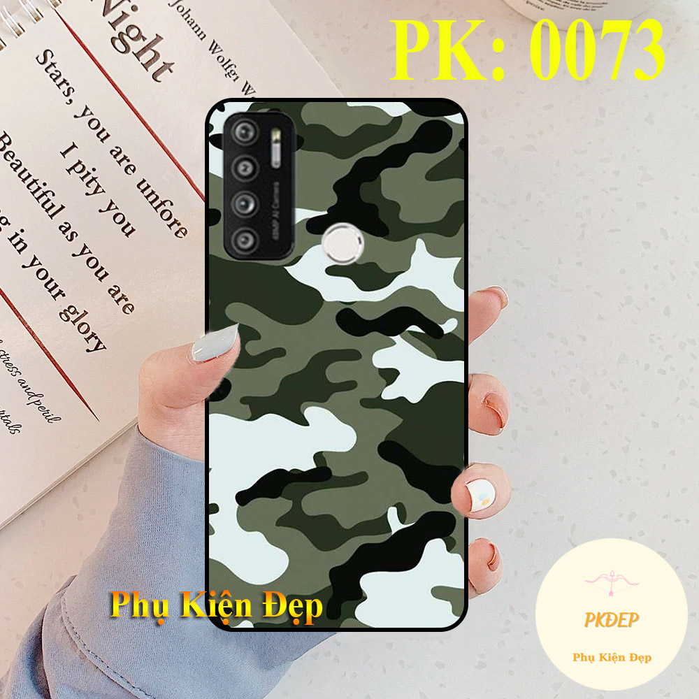 [HCM]Ốp lưng Vsmart Live 4 - Ốp dẻo đen in hình Camo