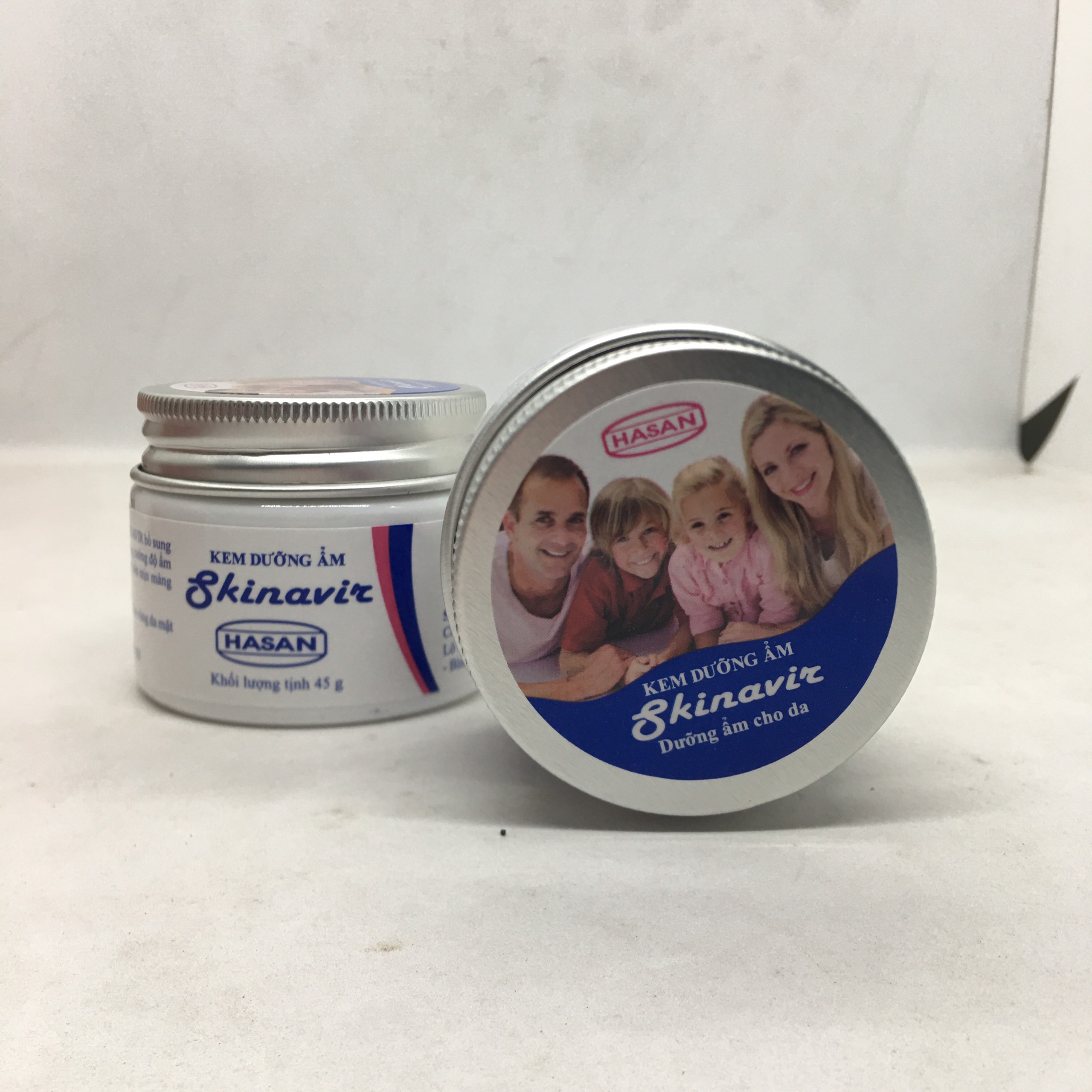 Kem dưỡng ẩm SKINAVIR- HASAN - Tăng cường độ ẩm, nuôi dưỡng da, giúp da mịn màng- chứa Vitamin e -lọ 45g