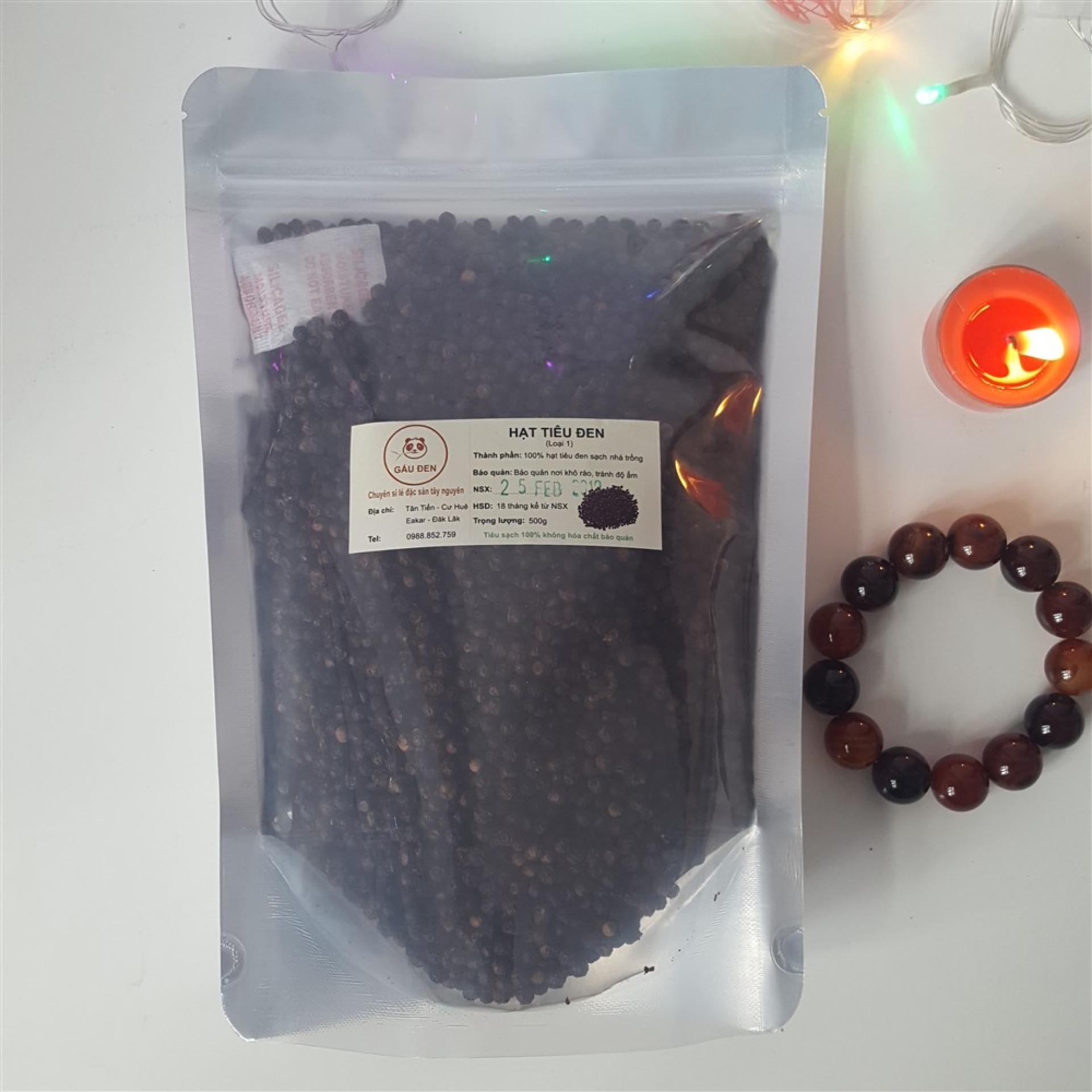 500g hạt tiêu đen nhà trồng sạch 100% - hạt tiêu đen đắk lắk - hạt tiêu sạch