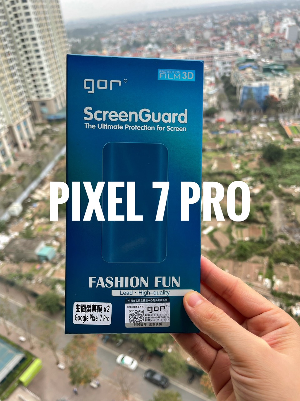 Bộ 2 miếng dán dẻo 3d gor cho google pixel 7 pro - hiệu gor