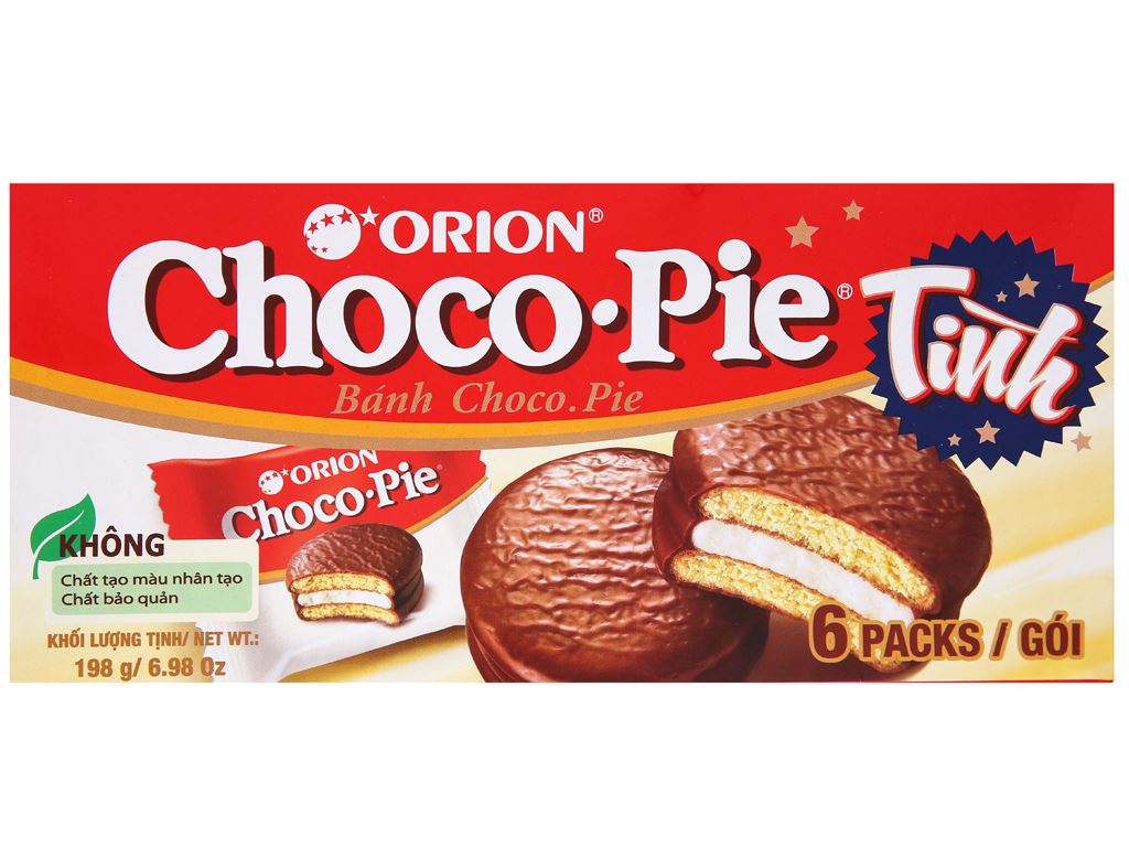 Bánh choco-pie hộp 198g