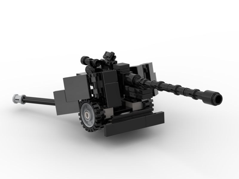 Đồ chơi lắp ráp Lego Moc Pháo Army Pak40-001