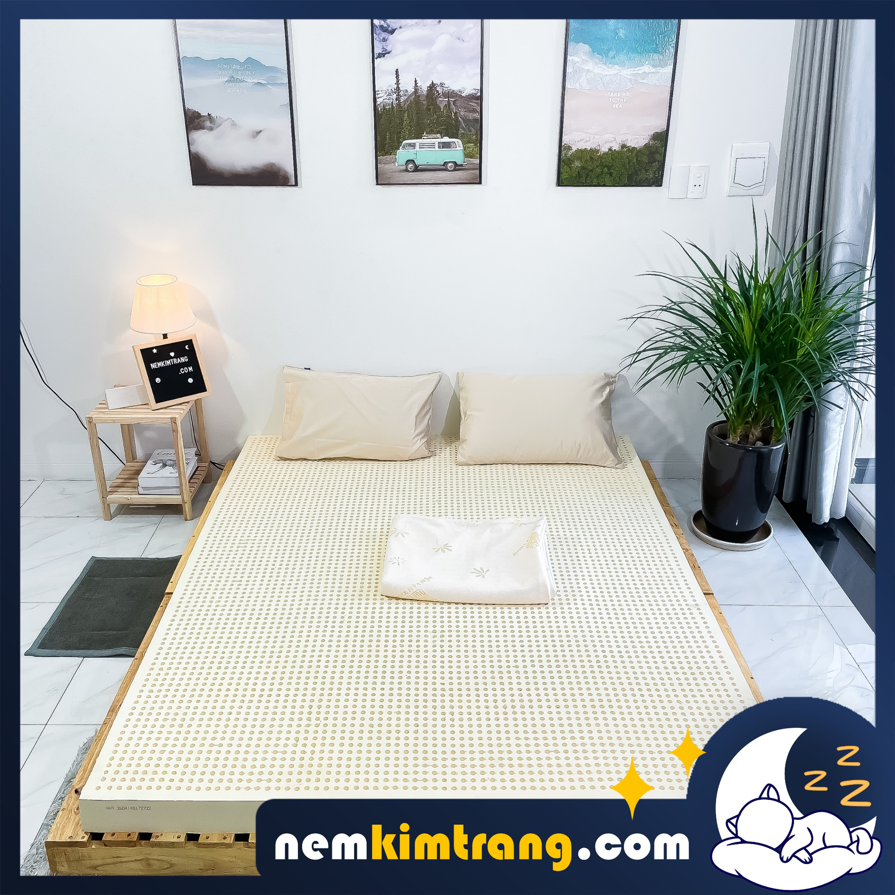 Nệm cao su vạn thành unique - chính hãng, bảo hành 15 năm