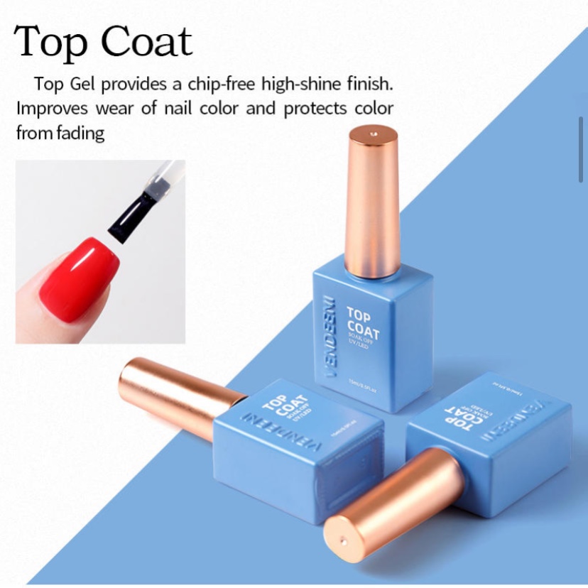 Sơn gel ,base - top bóng vendeeni - mini nails