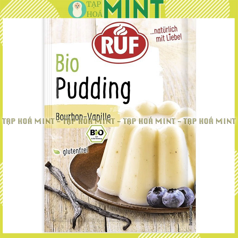 Bột làm bánh Pudding hữu cơ Ruf gói 40g