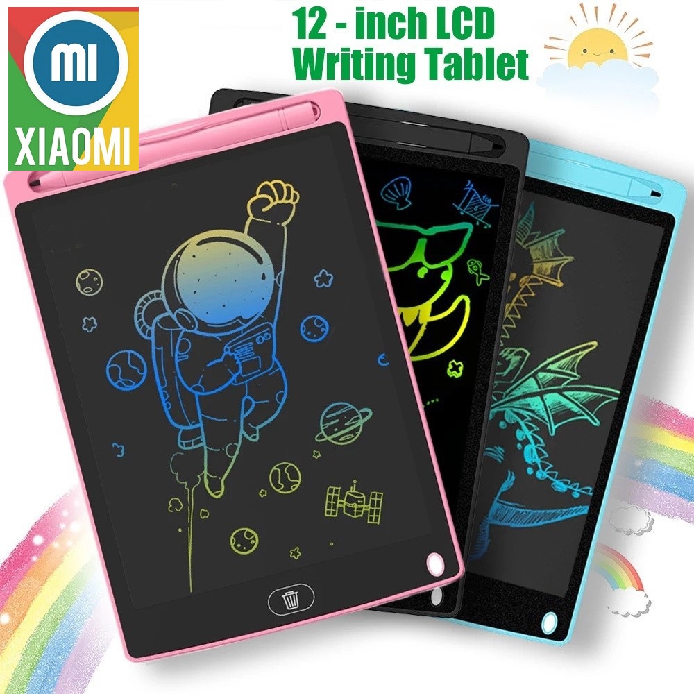  Xiaomi LazMall Bảng Viết Thông Minh Xiaomi Đồ Chơi Cho Bé Bảng LCD Đa Sắc Tự Xóa 12 Inch Kèm Bút Viết Cho Bé Tập Vẽ Viết Thỏa Sức Tư Duy Sáng Tạo Học Tiếng Anh Hoặc Vẽ Ra Những Bức Tranh Đẹp Nhất Sử Dụng Mọi Lúc Mọi Nơi 