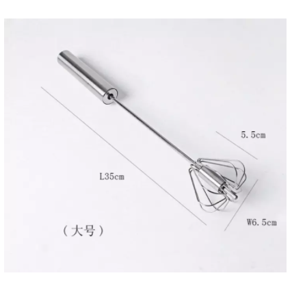 [HCM]( SIÊU RẺ ) Cây Đánh Trứng Cầm Tay Chất Liệu Inox Trục Xoay Tự Động Kích Thước Dài 26cm Có Thể Dùng Để Khuấy Trộn Đồ Ăn Tiện Lợi Dễ Dàng Lau Chùi Vệ Sinh Sau Khi Sử Dụng