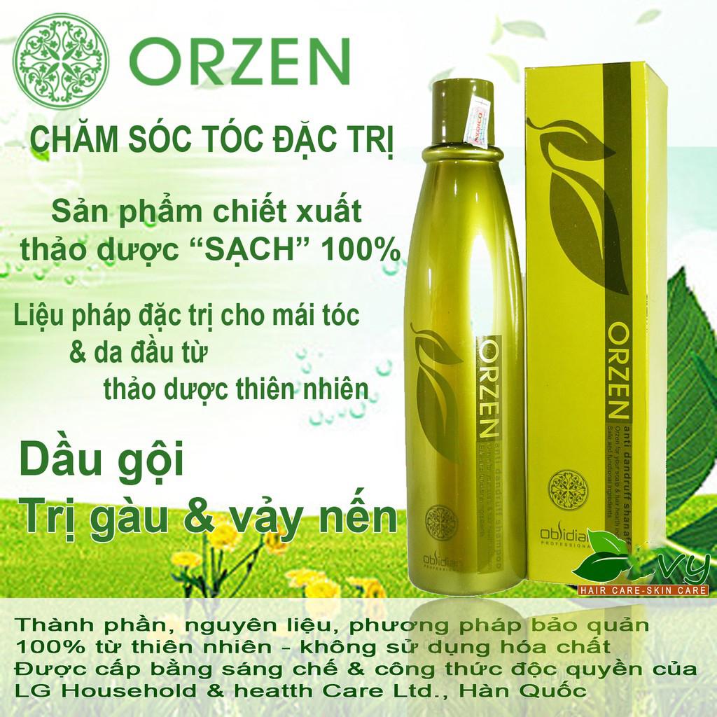 Dầu gội Orzen Obsidian đặc gàu, vảy nến Hàn Quốc 320ml