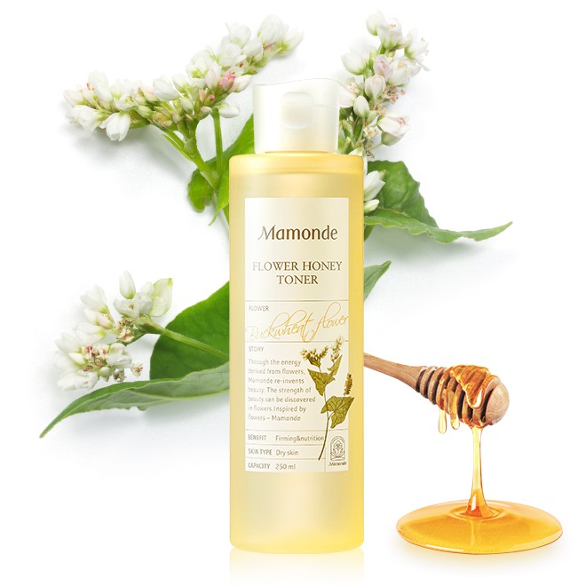 Nước Hoa Hồng Mamonde Flower Honey Toner 250ml