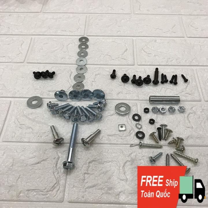 [ MIỄM SHIP ] Bộ ốc vỏ nhựa xe Honda-DREAM lùn