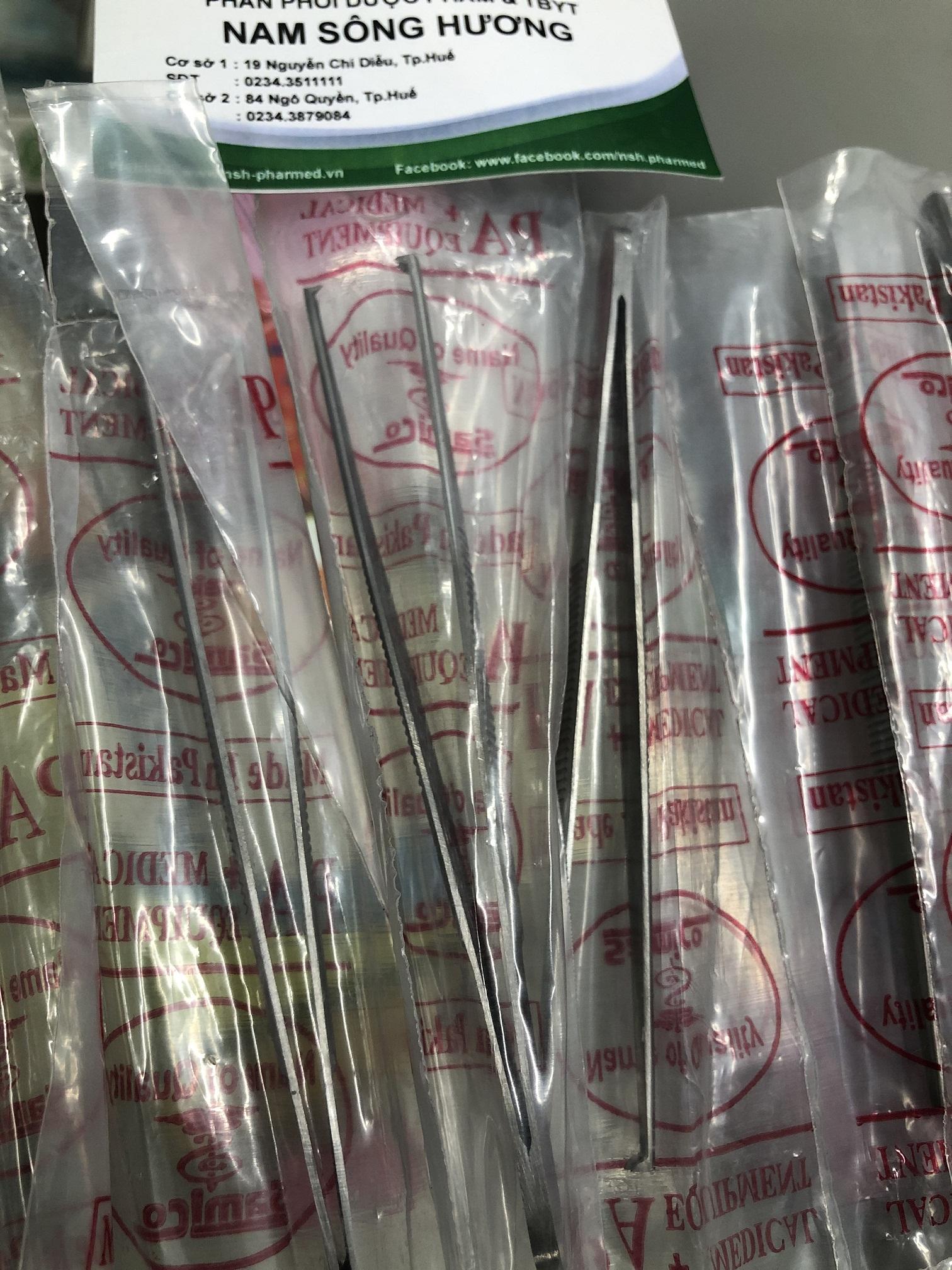 Nhíp phẫu tích y tế đầu tù có mấu 14cm 16cm pakistan - ĐẠI LÝ PANH PEN KÉO NHÍP Y TẾ CÁC LOẠI