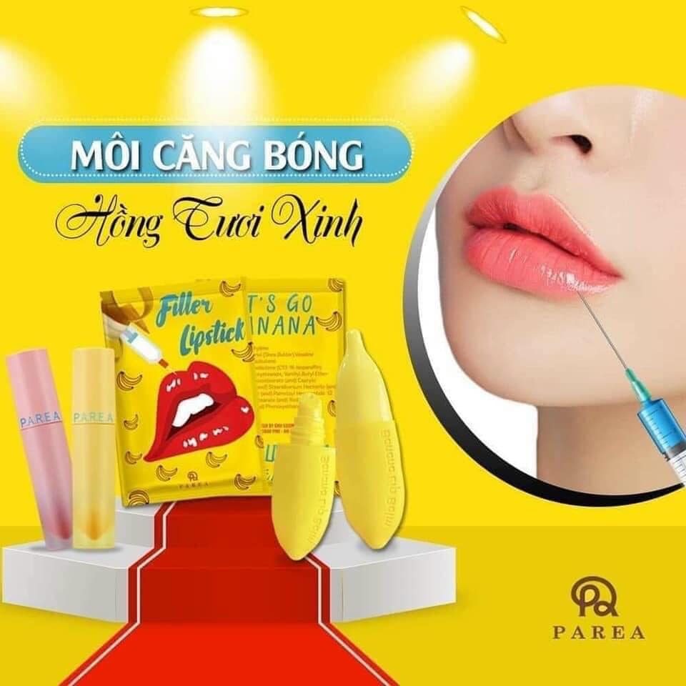 Son Khử Thâm Môi FILLER Colagen Chuối [Tặng kèm son lì cao cấp]