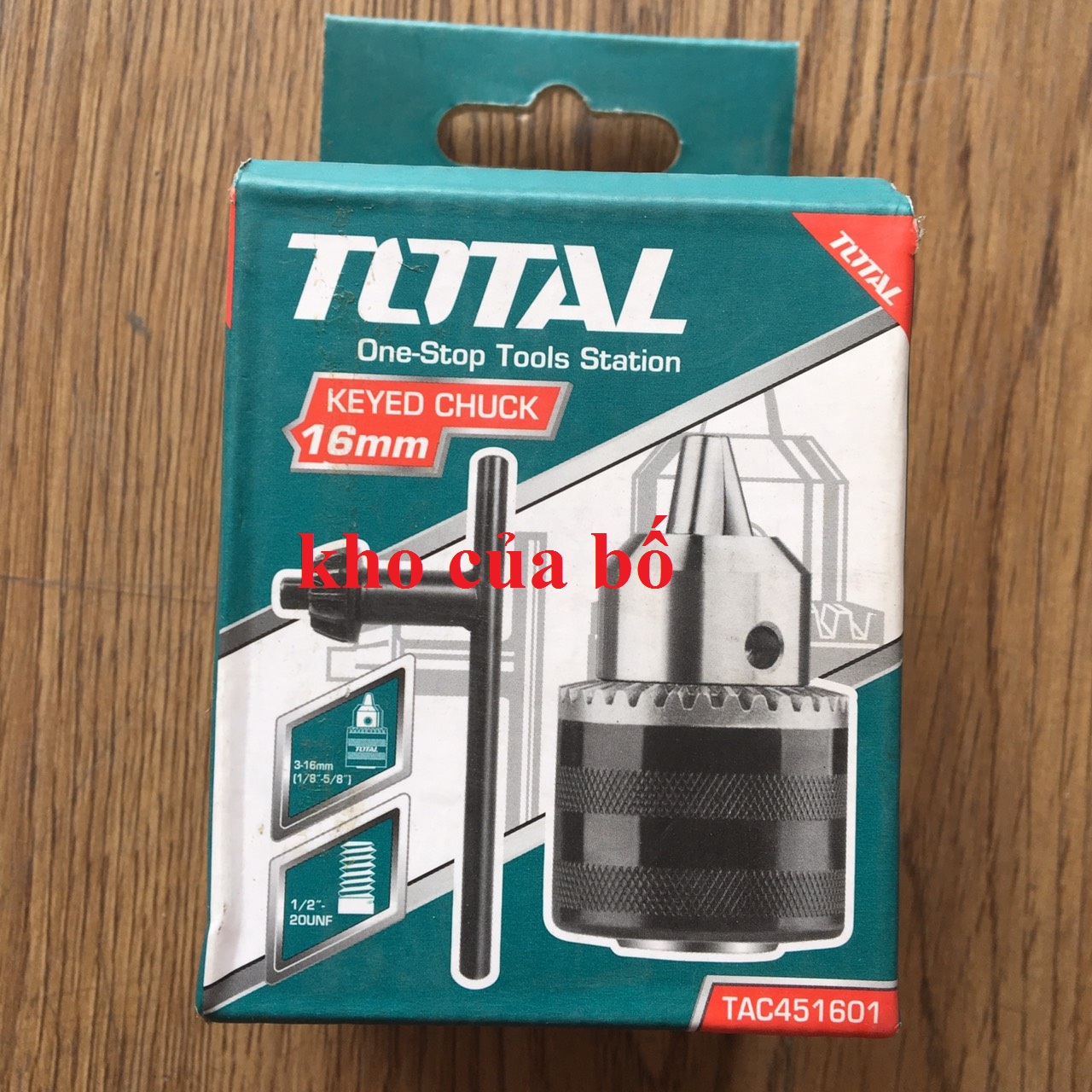 16mm đầu khoan có răng total tac451601