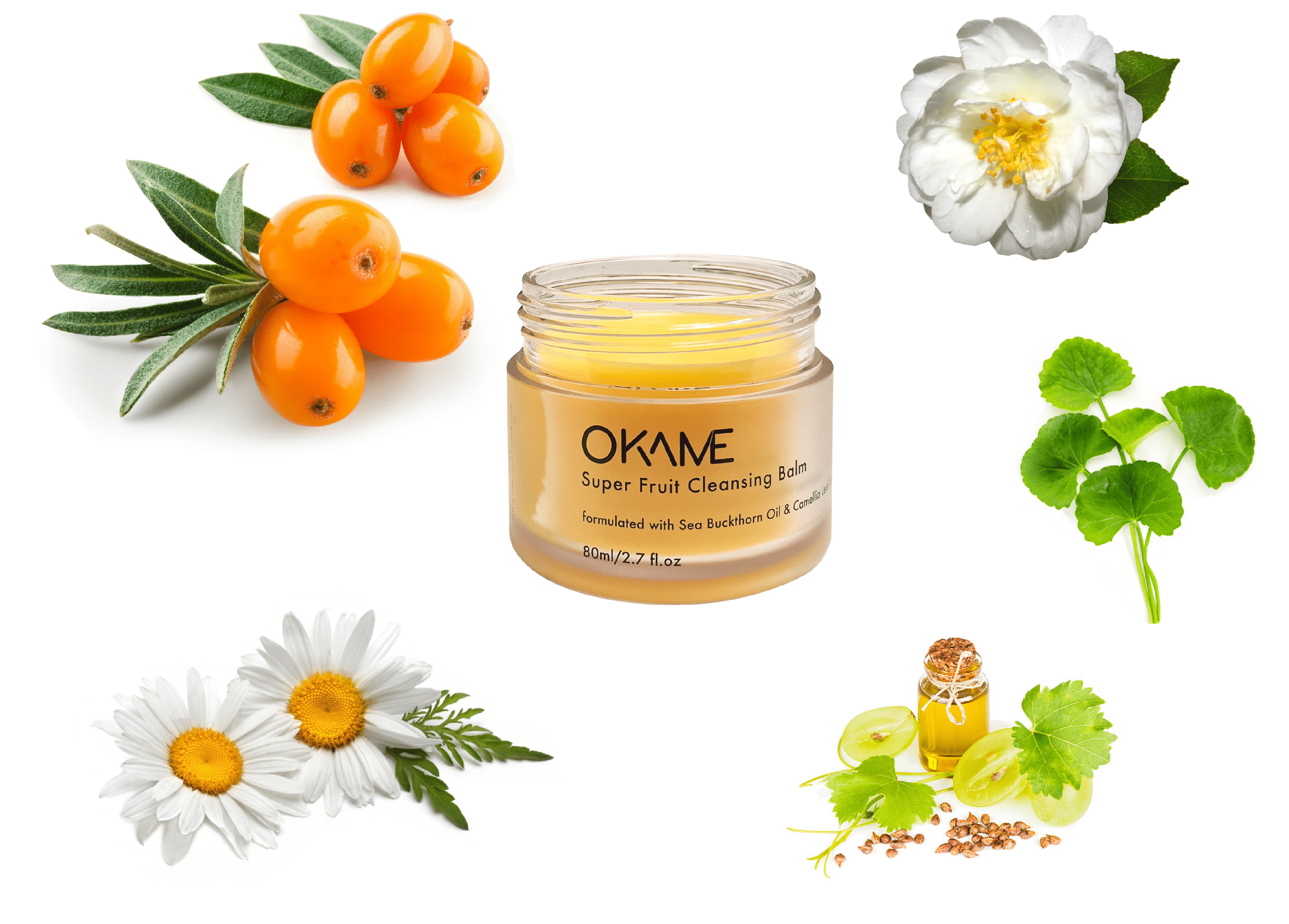 Sáp Tẩy Trang Dễ Nhũ Hoá, Làm Sạch Sâu Okame Super Fruit Cleansing Balm - 80ml