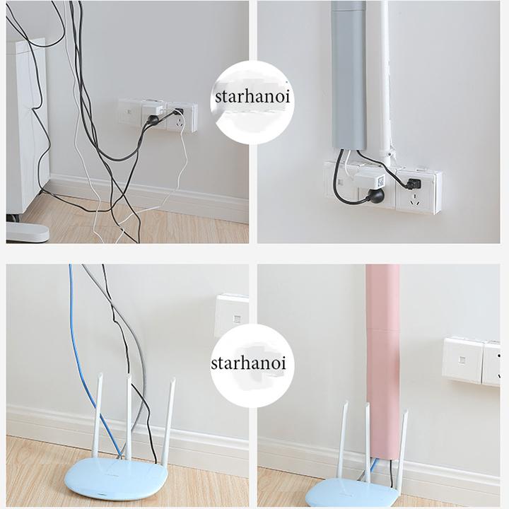 Ống luồn dây điện dính tường có kẹp giữ cao cấp