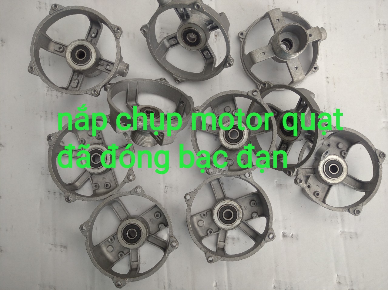 Nắp Chụp Nhôm Đóng VÒNG BI 608(BỘ TR &SAU)