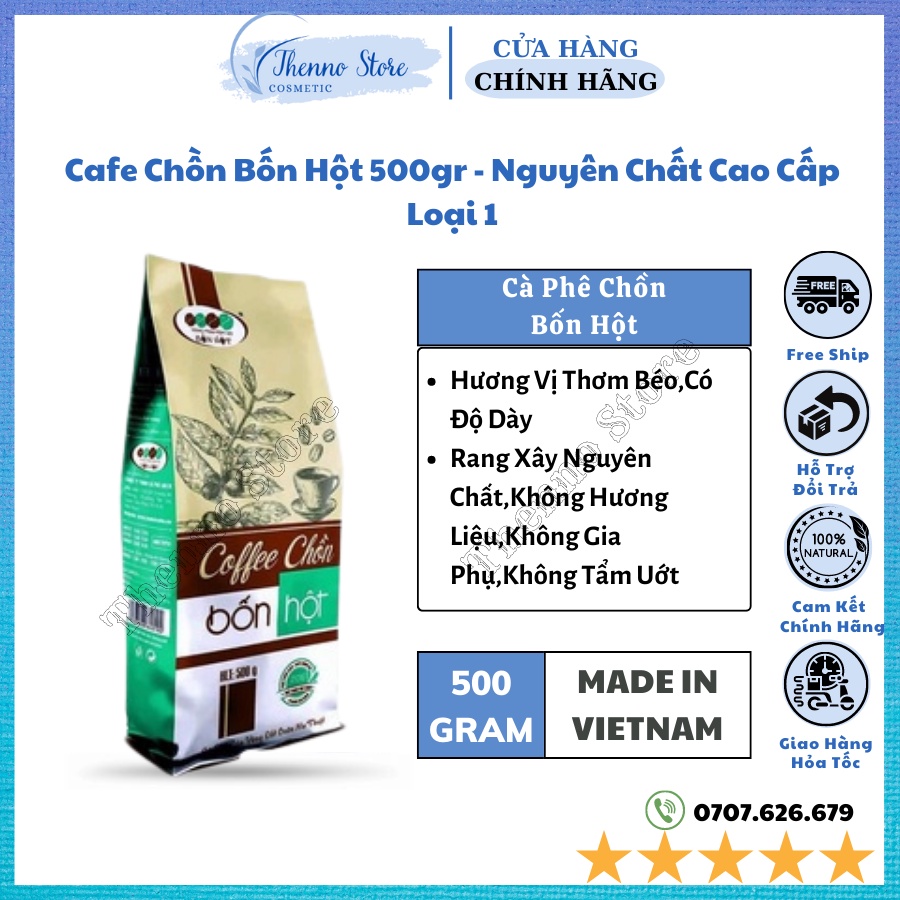 Cafe Chồn Bốn Hột 500gr - Nguyên Chất Cao Cấp l ại 1