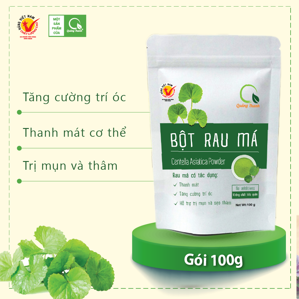 Bột rau má sấy lạnh Quảng Thanh