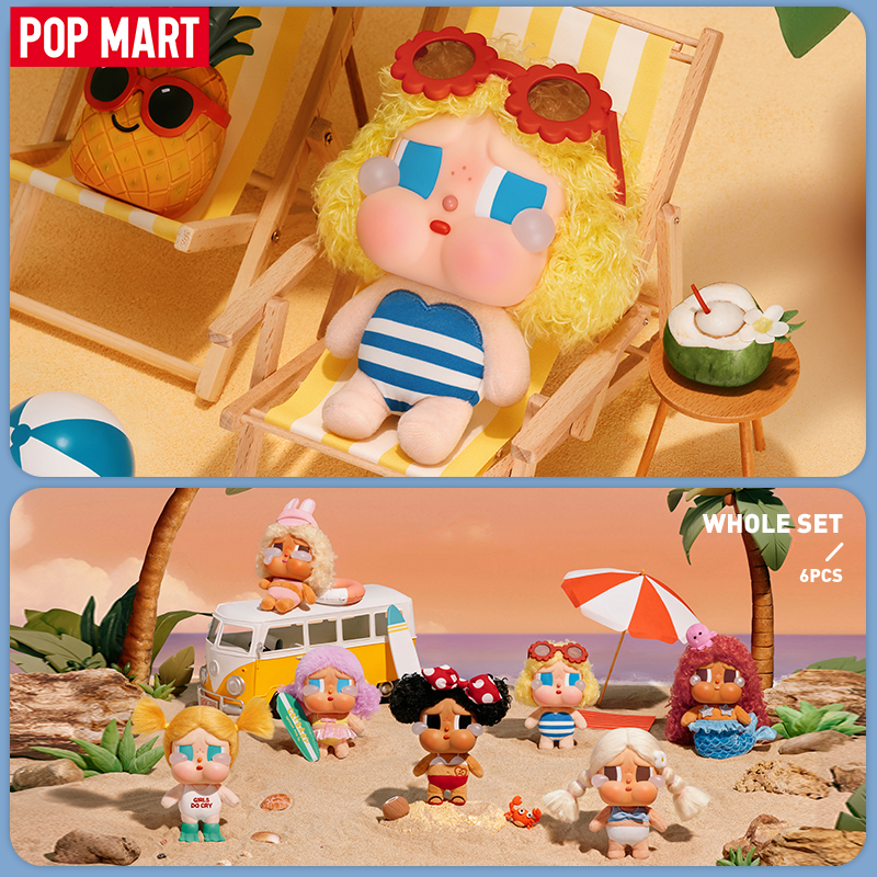 POP MART CRYBABY Vacation Mode On Series-Vinyl Plush Pendant Blind Box 