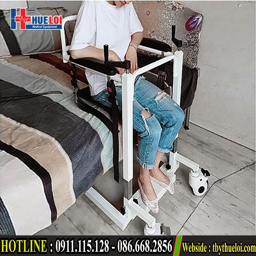 Xe lăn nâng hạ người bệnh - Xe lăn nâng hạ người Già-người Yếu-Liệt