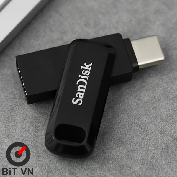 Usb sandisk type c 2020 02 cổng 3.1 64gb/32gb sdddc3 đen - điện thoại/laptop - bit vn