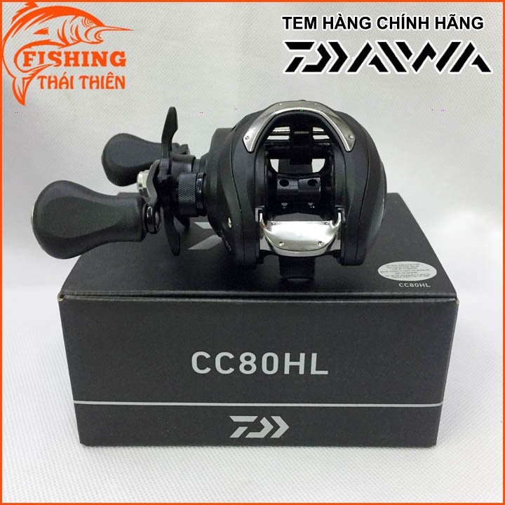 Máy câu cá máy ngang tay trái daiwa cc80hl 6.8:1