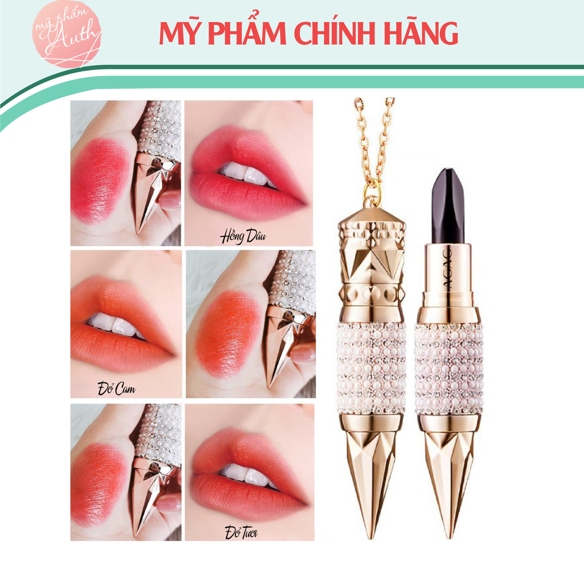 [HCM][Chính Hãng] Son 3 màu - Son 3 màu AGAG son lì dưỡng ẩm lâu trôi son môi 3 màu son thỏi bền màu son nội địa Trung son ba màu chính hãng