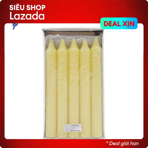 Hộp 15 cây nến thơm thẳng eden candle ftramart edc2317 15 cm