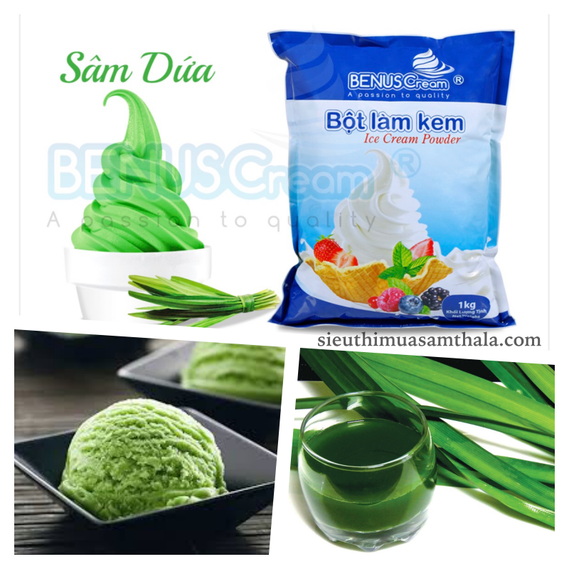 Bột làm kem tươi - vị sâm dứa