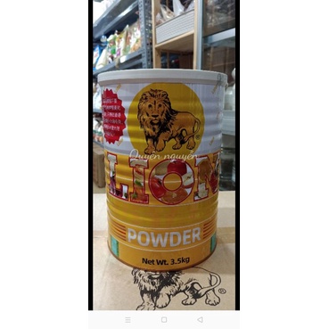 Bột sư tử lion custar lon 3,5 kg