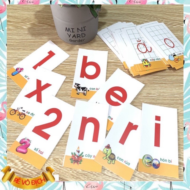Bộ thẻ học chữ và số