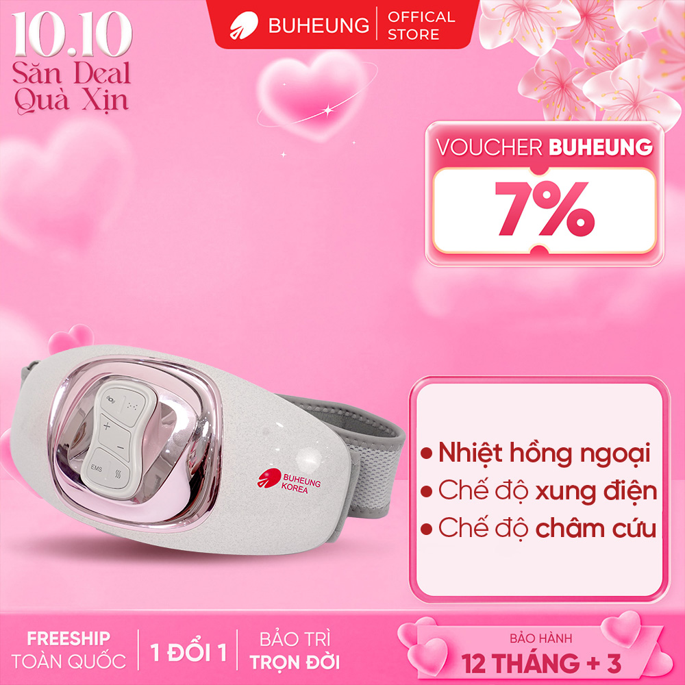 Đai massage bụng Buheung MK-340, bảo hành 12 tháng