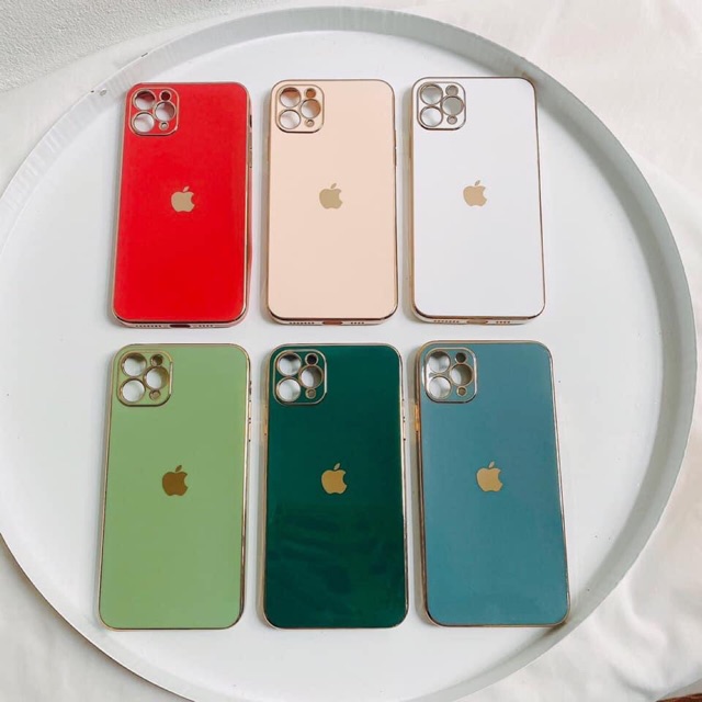 (ĐƯỢC CHỌN MÀU) - Ốp lưng iphone viền Crom nhiều màu dạng vuông gi.ả iphone 12 cao cấp dành cho iphone 6/6plus/7/7plus/8/8plus/x/xs/xsmax/11/11 pro/11promax - Ốp lưng iphone 12 viền Crom sang trọng ốp lưng iphone SE 2020 - thegioisilevip
