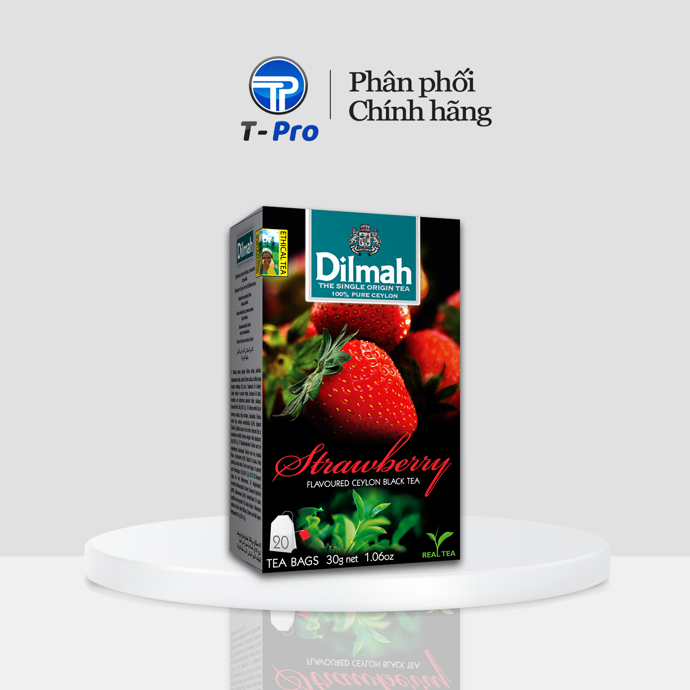 Trà Dilmah Hương Dâu - Strawberry 30g