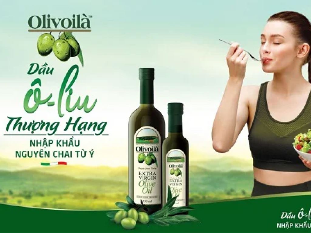dầu olive extra virgin olivoilà chai 250ml 1