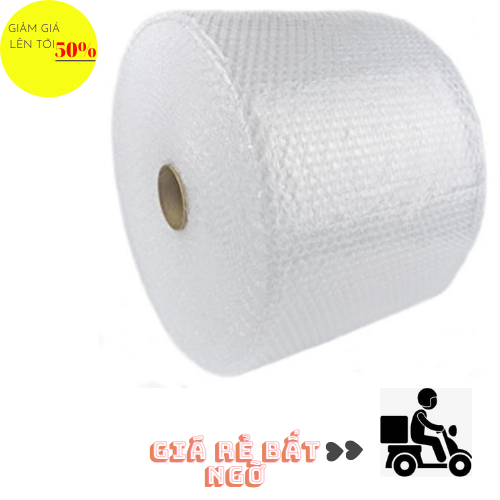 Xốp gói hàng - xốp bong bóng - xốp chống sốc - màng hơi - xốp giảm chấn kích thước 0.3m x 100m