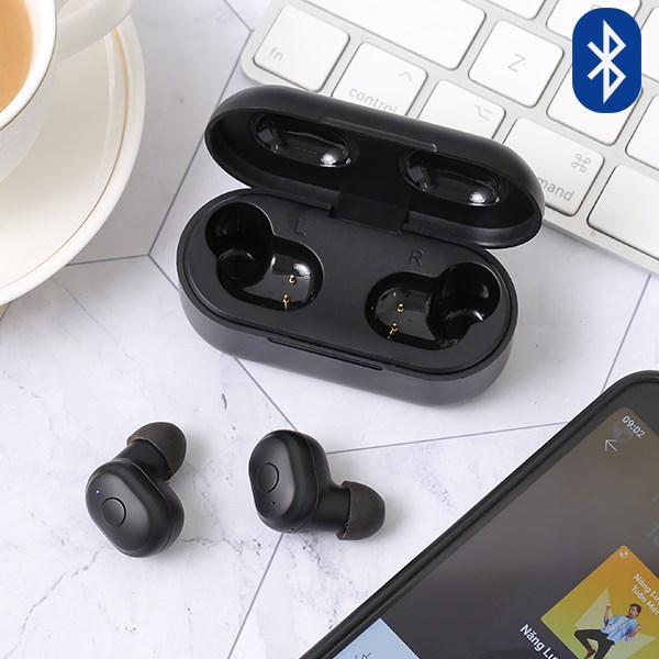 Tai nghe Bluetooth True Wireless Mozard DS635-WB Đen
