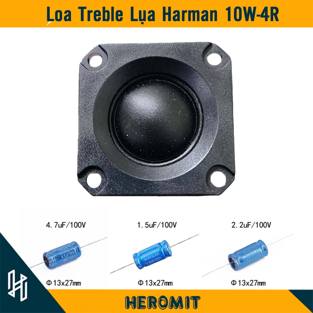 Loa treble harman vuông 10w 4r chất lượng