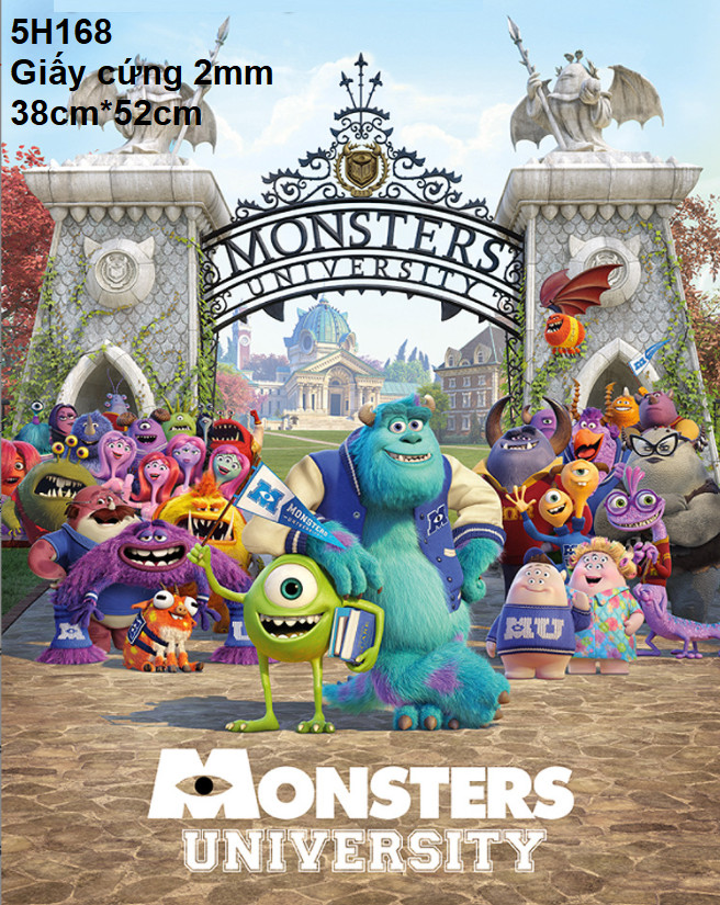 Tranh ghép hình LÒ ĐÀO TẠO QUÁI VẬT 500 mảnh -Jigsaw puzzle Monster university